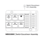 Switch Escutcheon Assembly (C1) [WB533900] for ELS-01C
