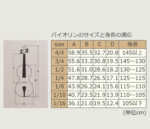 No.310 Suzuki Violin [Size 4/4 3/4 1/2] - Image 9
