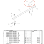 For ELS-02X pedal board. Black key Head
