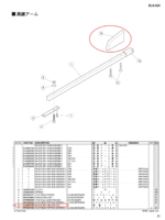 For ELS-02X pedal board. Black key Head